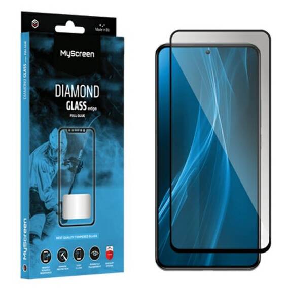 Tempered Glass HONOR X8B MyScreen Diamond Glass Edge Full Glue black