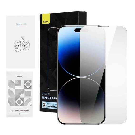 Tempered Glass IPHONE 14 PRO MAX Privacy Glass Baseus Clear