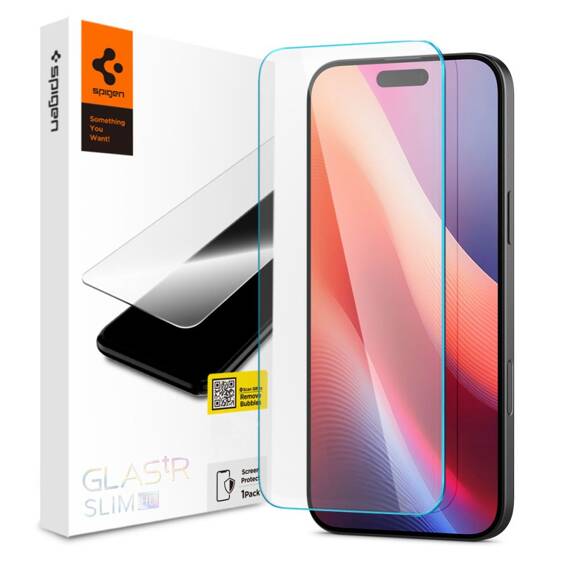 Tempered Glass IPHONE 15 / 16 Spigen Glas.tr Slim Clear