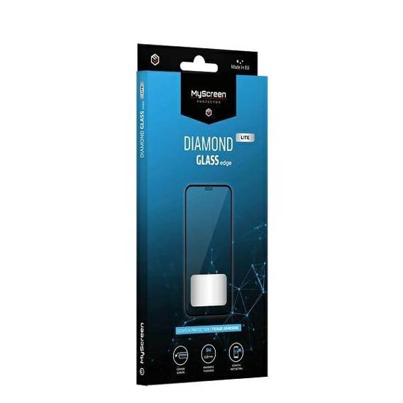 Tempered Glass REALME C30S MyScreen Diamond Glass Edge Full Glue black