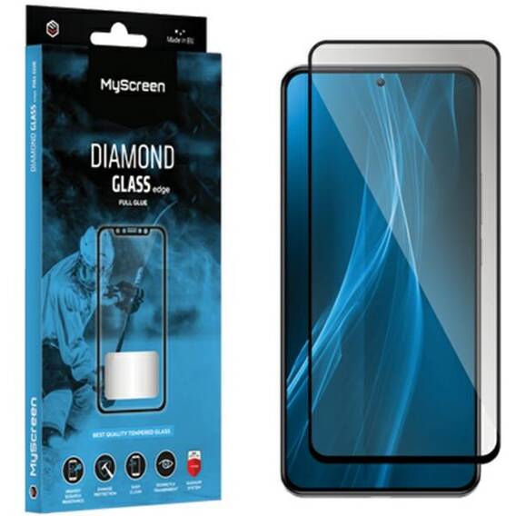 Tempered Glass SAMSUNG GALAXY S23 FE MyScreen Diamond Glass Edge Full Glue black