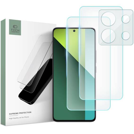 Tempered Glass XIAOMI REDMI NOTE 13 PRO 5G / POCO X6 5G Tech-Protect Supreme Set