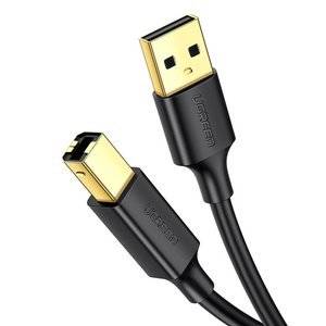 UGREEN US135 USB 2.0 A-B printer cable, gold plated 1m (black)