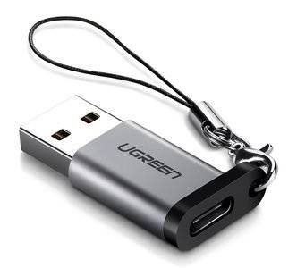 UGREEN USB A Male to USB-C Male Adapter 3.0 (gray)