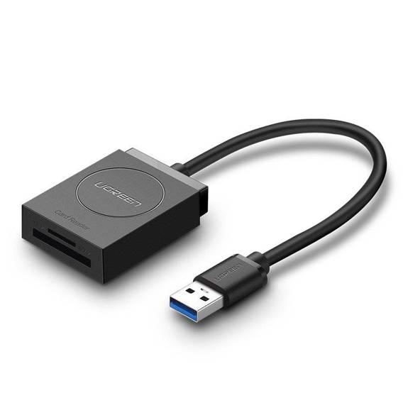 UGREEN USB Adapter Card Reader SD, microSD (black)