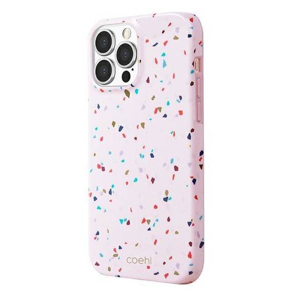 UNIQ case Coehl Terrazzo iPhone 13 Pro Max 6.7" pink/blush pink