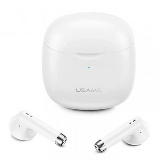 USAMS Bluetooth 5.0 TWS IA series wireless headphones white/white BHUIA02 (US-IA04)