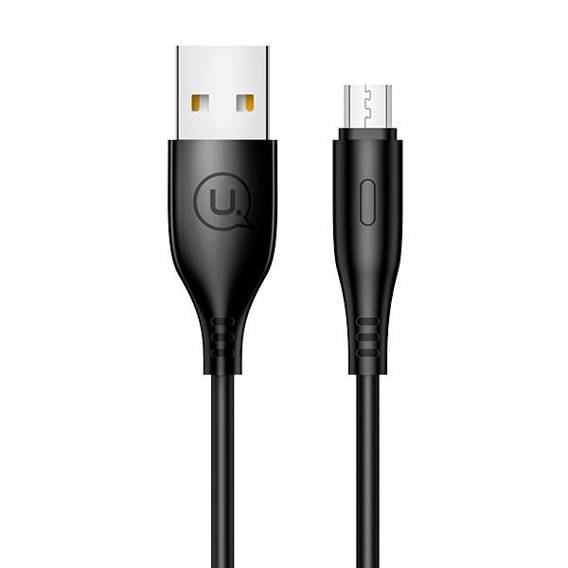 USAMS Cable U18 microUSB 2A Fast Charge 1m black/black SJ268USB01 (US-SJ268)