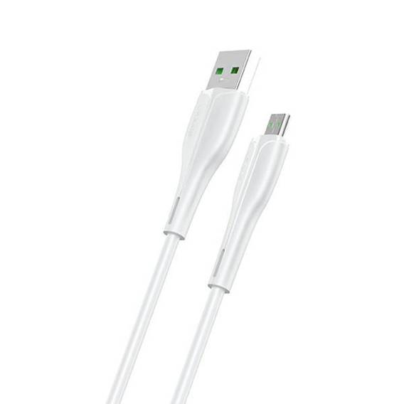 USAMS Cable U38 microUSB 4A Fast Charge for OPPO 1m white/white SJ375USB02 (US-SJ375)