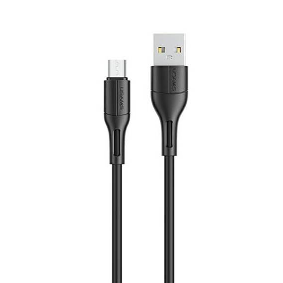 USAMS Cable U68 microUSB 2A Fast Charge 1m black/black SJ502USB01 (US-SJ502)