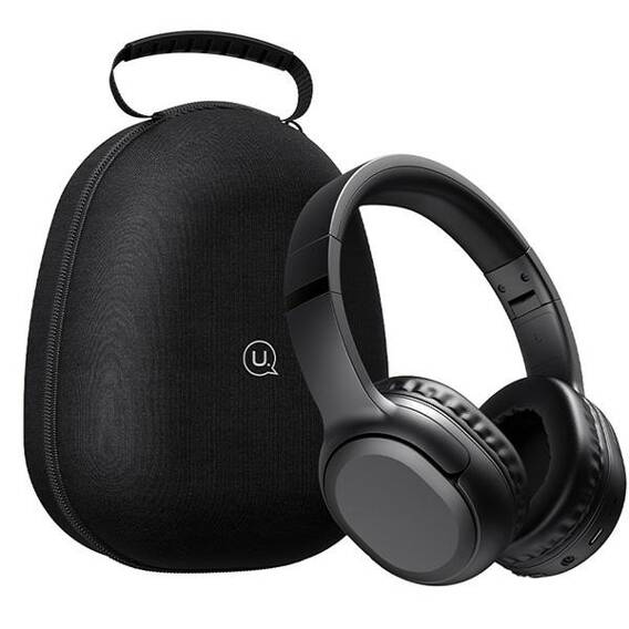 USAMS Case for on-ear headphones black/black ZB292SNB01 (US-ZB292)