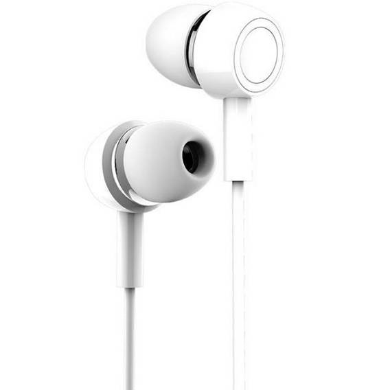 USAMS EP-12 stereo headphones white/white HSEP1202 3.5mm jack