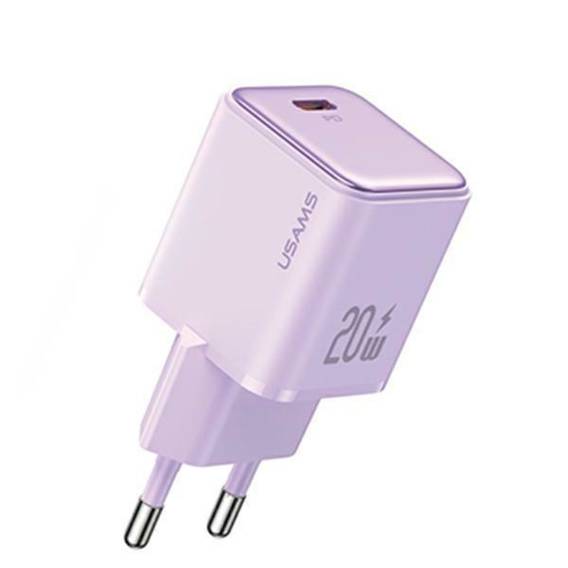 USAMS Lad. network. 1xUSB-C PD20W (head only) PD3.0 Fast Charging purple/purple X-ron Series CC183TC03 (US-CC183)