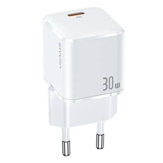 USAMS Lad. network. 1xUSB-C T45 mini 30W (head only) PD3.0 Fast Charging white/white CC148TC02 (US-CC148)