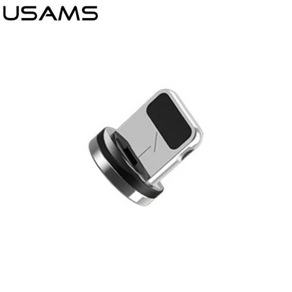 USAMS Magnetic adapter lightning bulk silver/silver SJ157USBTA (US-SJ157)