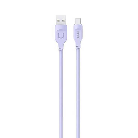 USAMS USB-C PD Fast Charging Cable 1.2m 6A Lithe Series purple/purple SJ568USB03 (US-SJ568)