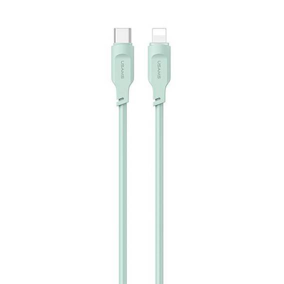 USAMS USB-C to Lightning PD Fast Charging Cable 1.2m 20W Lithe Series green/green SJ566USB04 (US-SJ566)