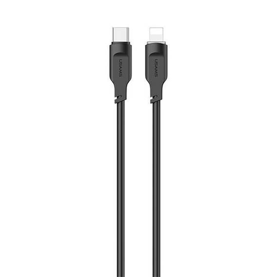 USAMS USB-C to Lightning PD Fast Charging Lithe Series Cable 1.2m 20W black/black SJ566USB01 (US-SJ566)