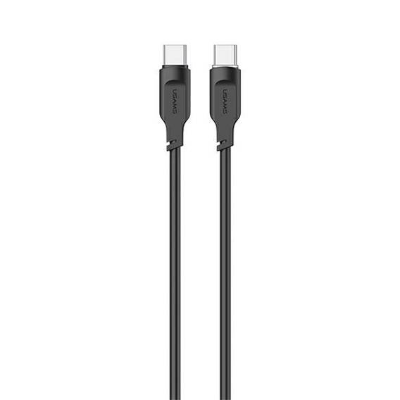 USAMS USB-C to USB-C PD Fast Charging Cable 1.2m 100W Lithe Series black/black SJ567USB01(US-SJ567)