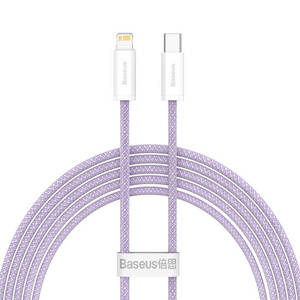 USB-C cable for Lightning Baseus Dynamic Series, 20W, 2m (purple)