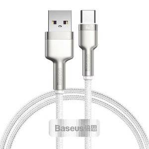 USB cable for USB-C Baseus Cafule, 66W, 1m (white)