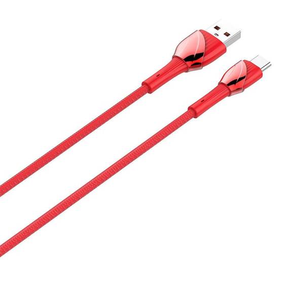 USB to USB-C cable LDNIO LS661, 30W, 1m (red)