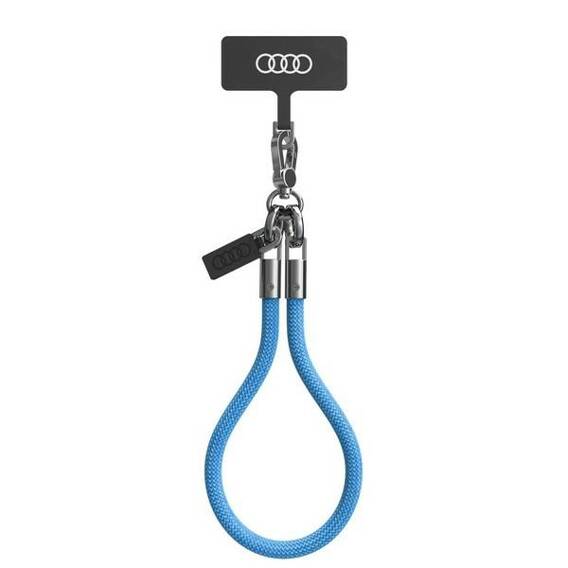 Universal phone lanyard 28cm 8mm Audi (AU-HSL8-R8/D1-BE) blue