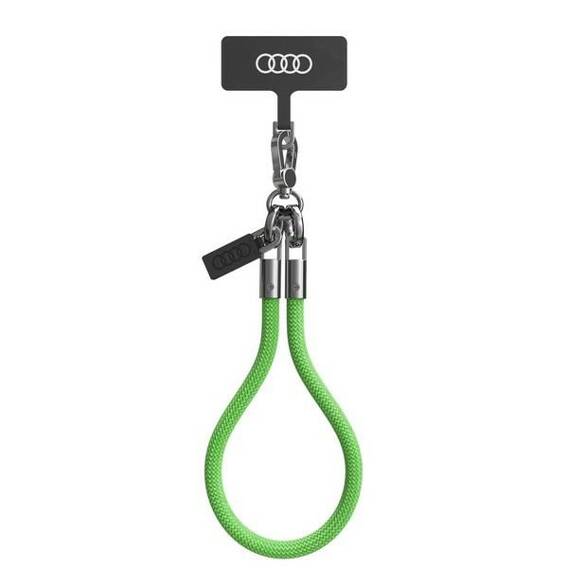 Universal phone lanyard 28cm 8mm Audi (AU-HSL8-R8/D1-GN) green