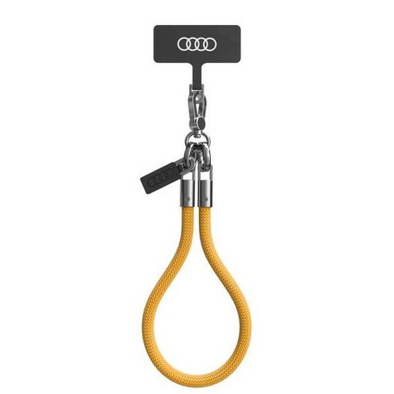 Universal phone lanyard 28cm 8mm Audi (AU-HSL8-R8/D1-YW) yellow