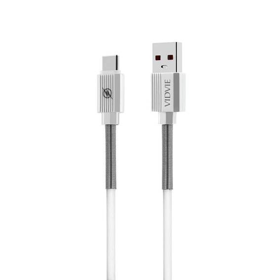 VIDVIE C510 USB/Type C cable 3.1A, 1m white