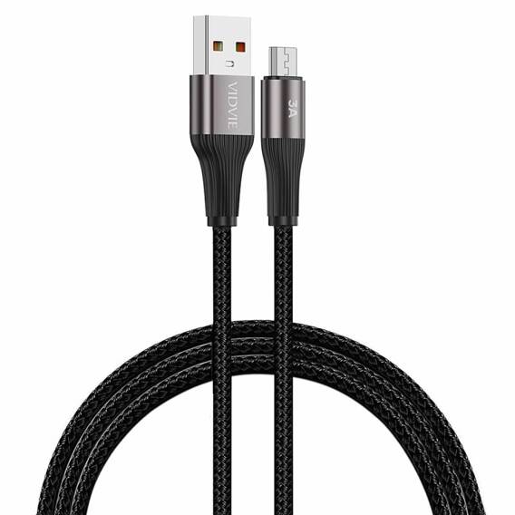 VIDVIE CB4038 USB/Micro 3A cable, 3m black