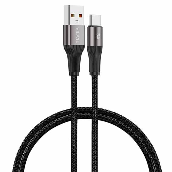 VIDVIE CB4038 USB/Type C 3A cable, 2m black