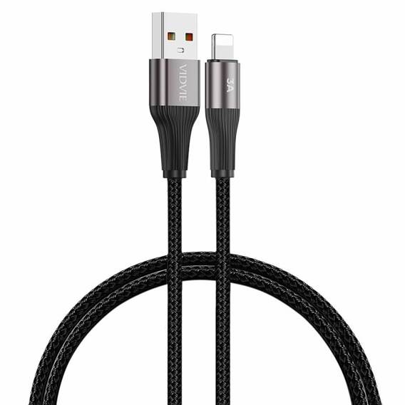 VIDVIE CB4038 USB/iPhone 3A cable, 2m black