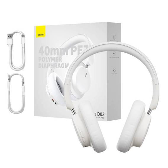 Wireless Headphones Baseus Bowie D03 - (White)