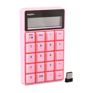 Wireless numeric keypad / calculator MOFII SK-657AG 2.4G (Pink)