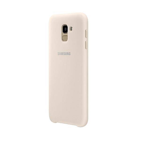 Etui Samsung EF PJ600CF J6 2018 J600 z oty gold Dual Layer Cover