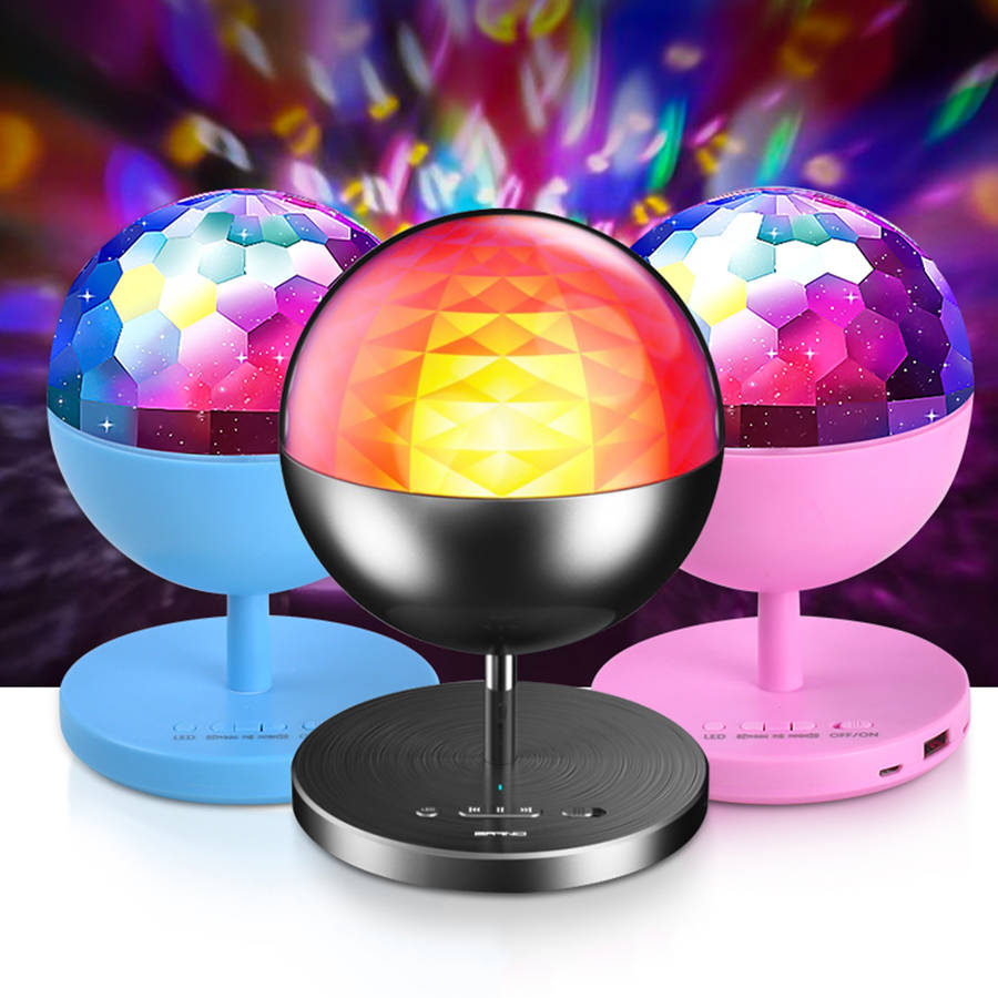 Bluetooth Disco Ball Speaker + Remote Control pink Pink | all GSM ...