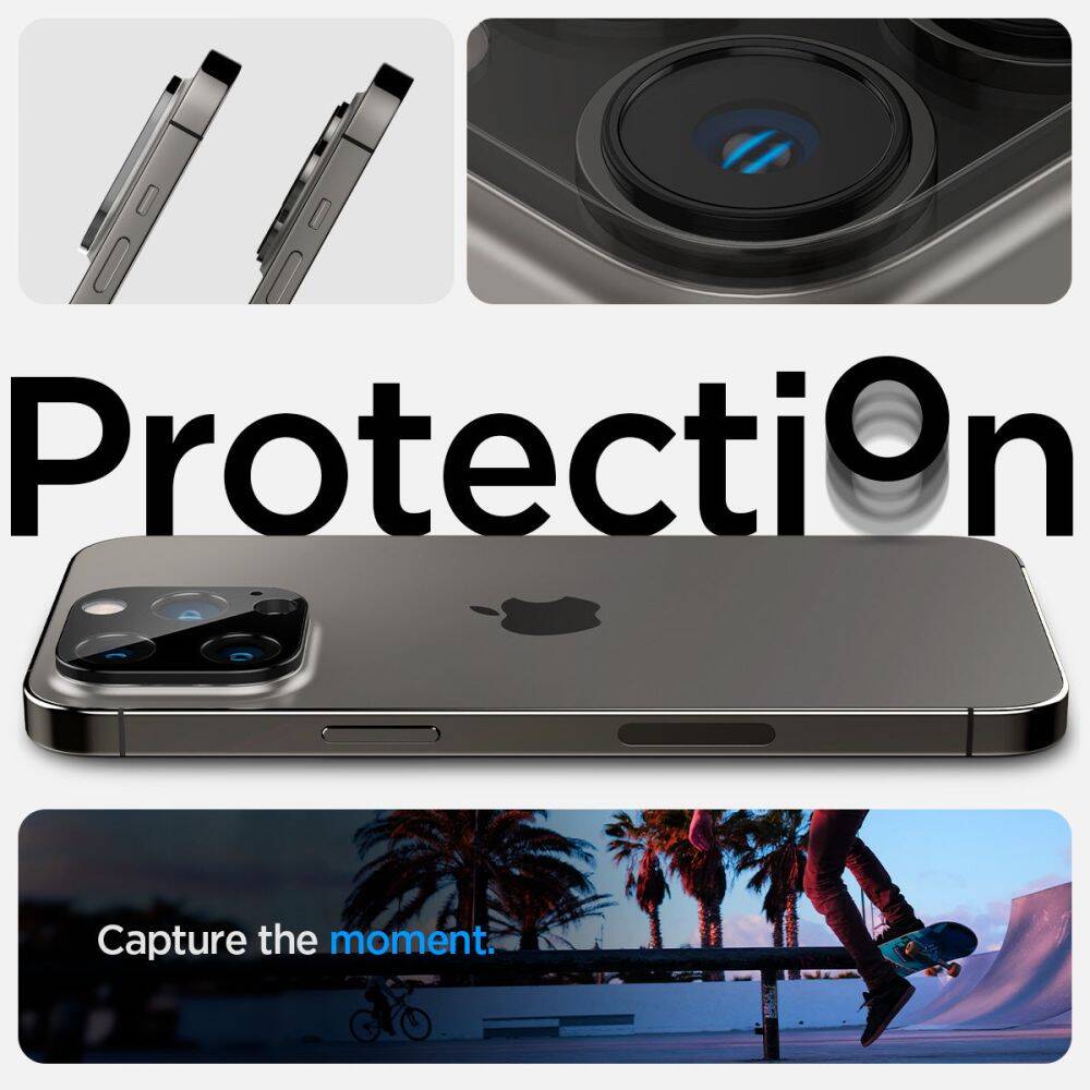 Spigen Back Camera Lens Glass Protector for iPhone 14 Pro and 14