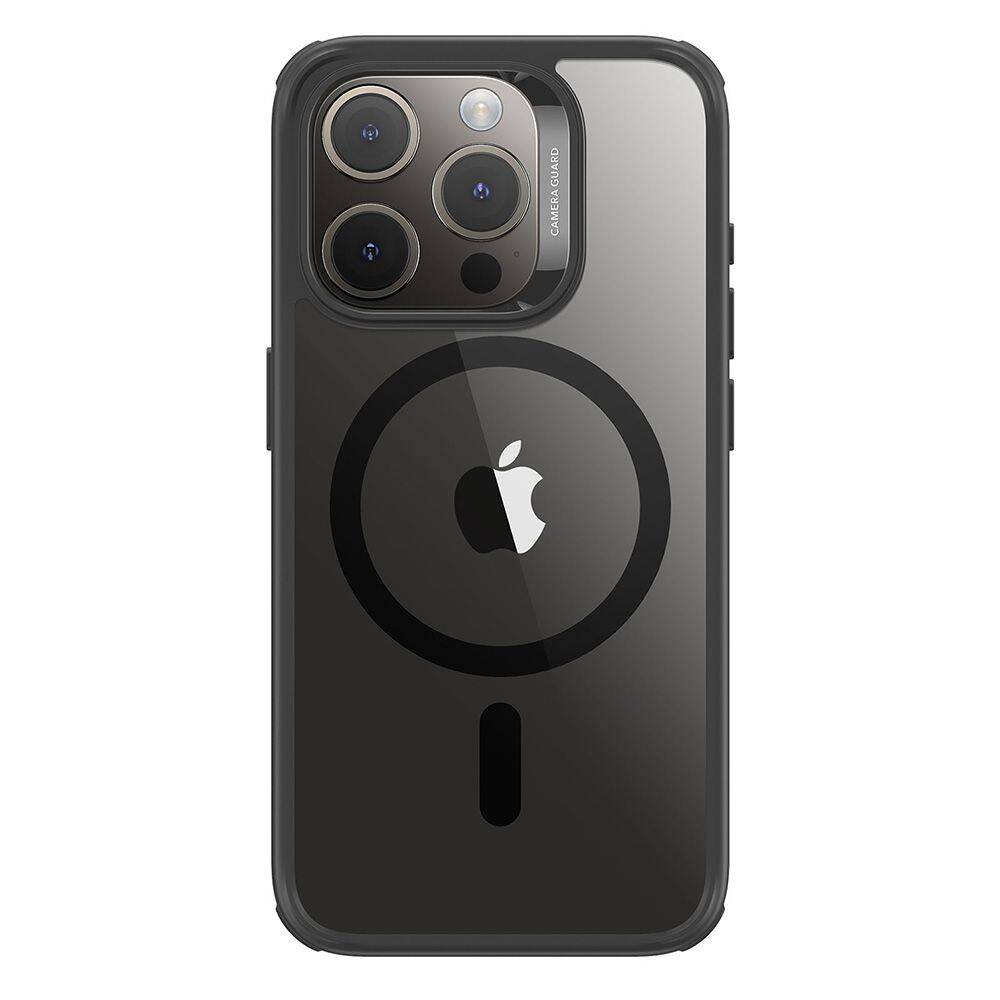 Funda Esr Ch Halolock MagSafe IPhone 15 Pro Max Transparente/negro Case - ✓