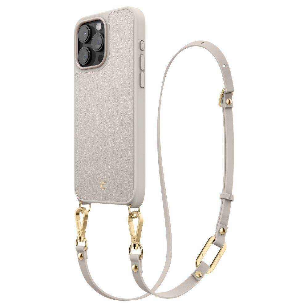 Case APPLE IPHONE 15 PRO MAX Spigen Cyrill Classic Charm MagSafe beige   cases and covers \ Types of cases \ Back Case cases and covers \ Material  types \ Hybrid all