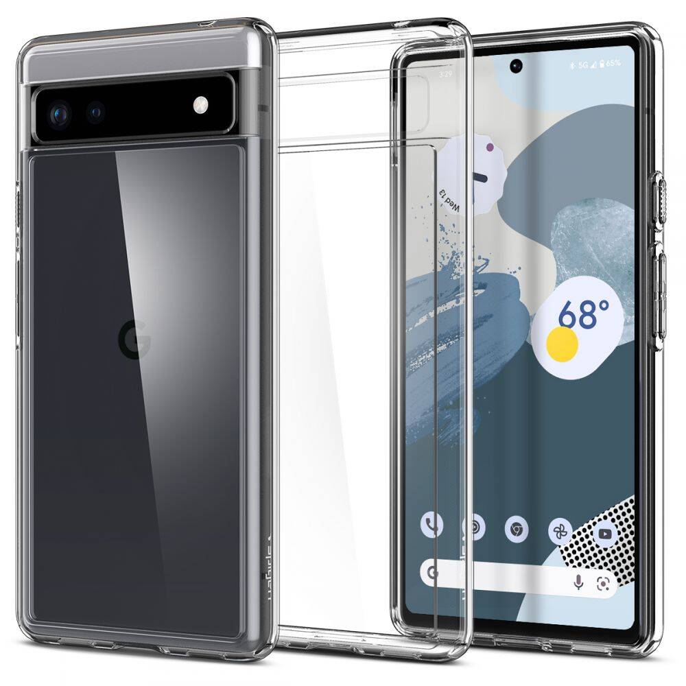 Case GOOGLE PIXEL 6A Spigen Ultra Hybrid Crystal Clear transparent