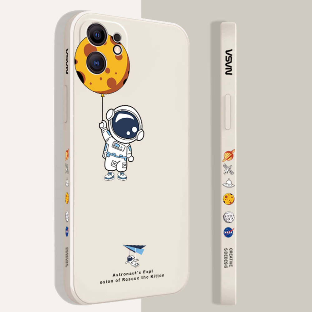 Case IPHONE 13 Astronaut NASA creamy