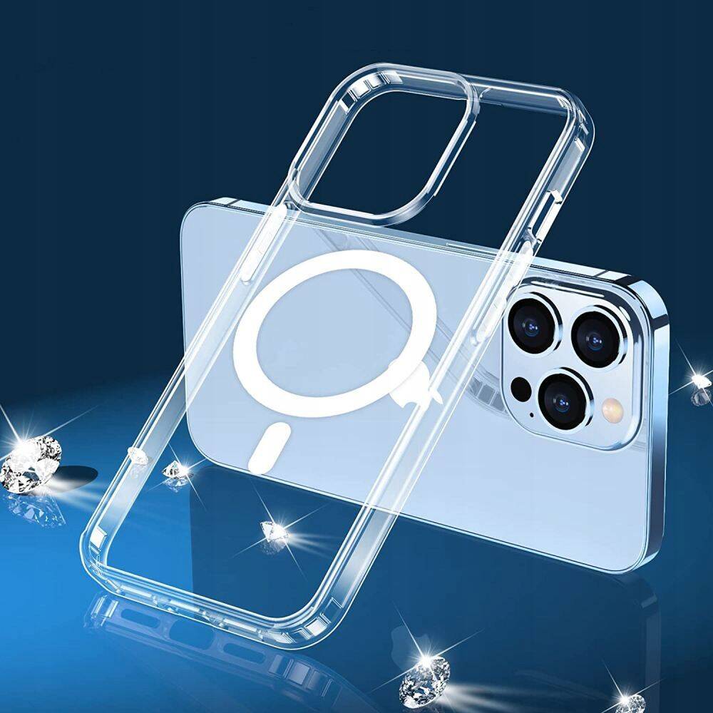 Case IPHONE 13 PRO Tech-Protect Magmat MagSafe Clear transparent