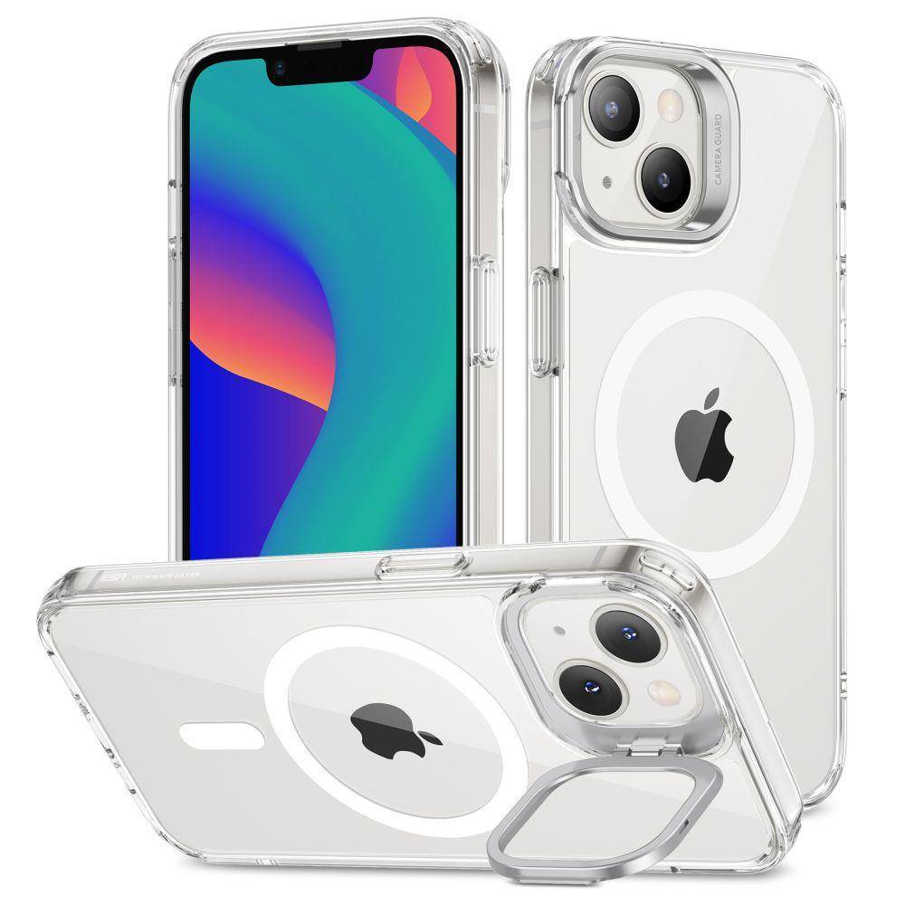 ESR Classic Hybrid Magnetic Case with HaloLock for iPhone 13 and iPhone 14, Magnetic MagSafe, Shockproof Shockproof Military-Grade Protection, Clear