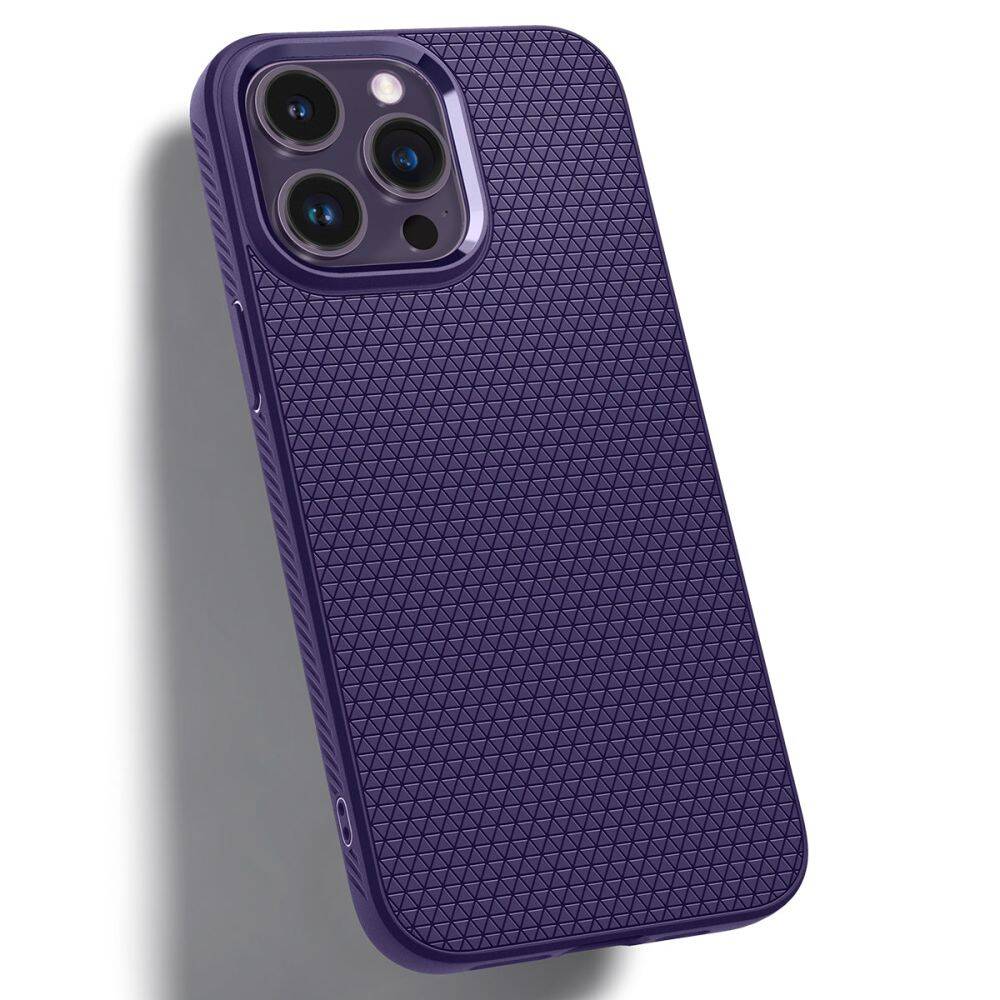 Spigen Liquid Air Back Cover Case Compatible with iPhone 14 Pro (TPU | Deep  Purple)