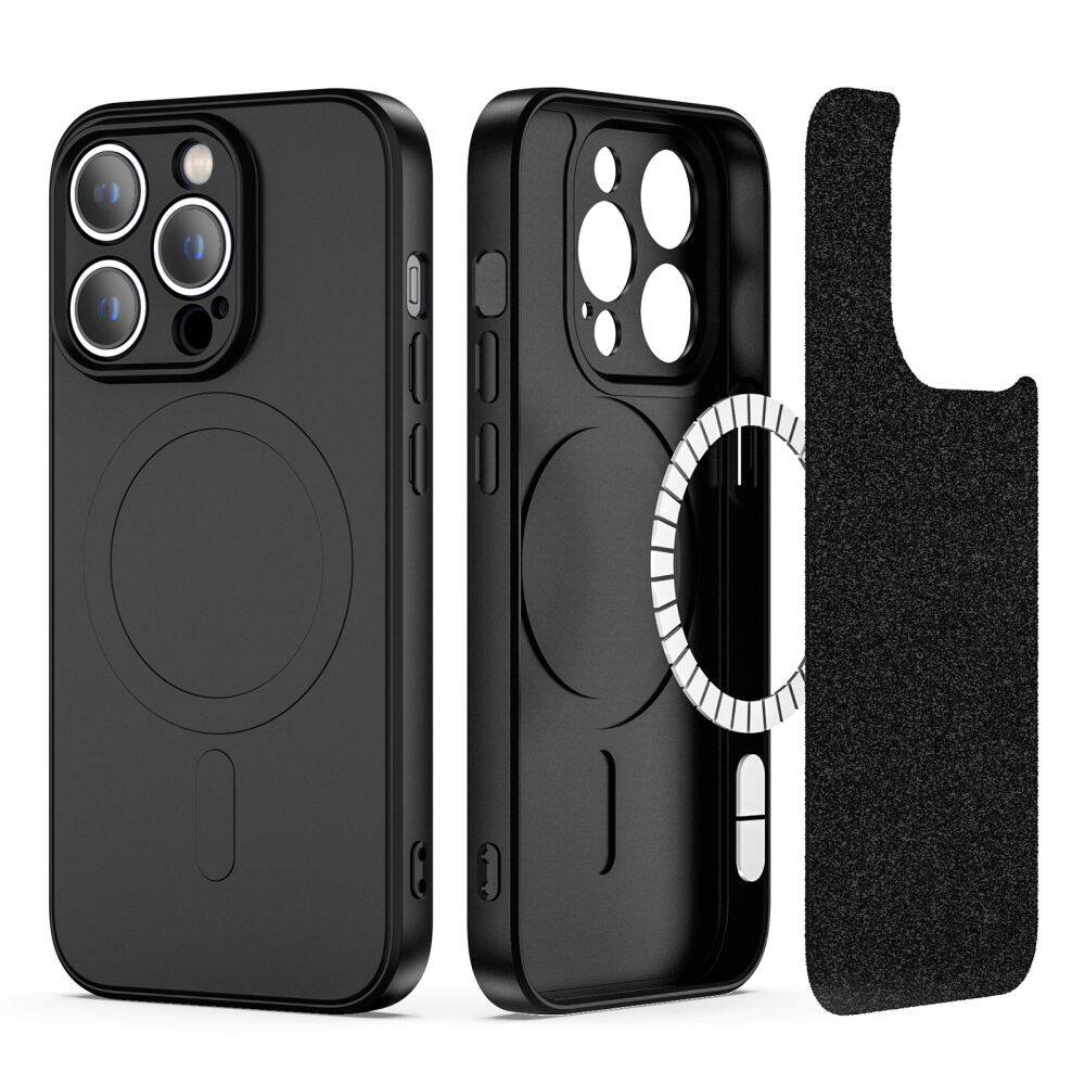 Case IPHONE 14 PRO MAX Tech-Protect Icon MagSafe black Black | cases and  covers  Types of cases  Back Case cases and covers  Material types   Elastic all GSM accessories 