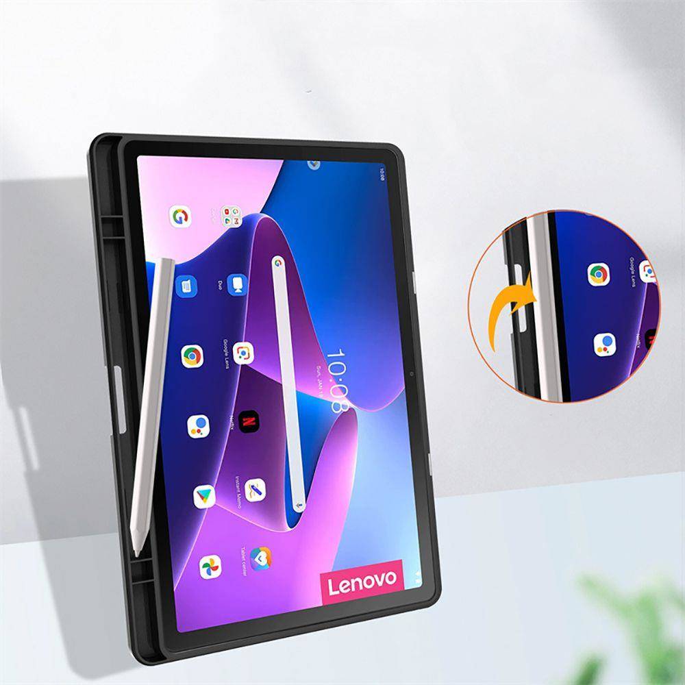 Case LENOVO TAB M10 PLUS 10.6 3RD GEN Tech-Protect SC Pen black  cases and  covers \ Types of cases \ Flip Case cases and covers \ Material types \  Hybrid all