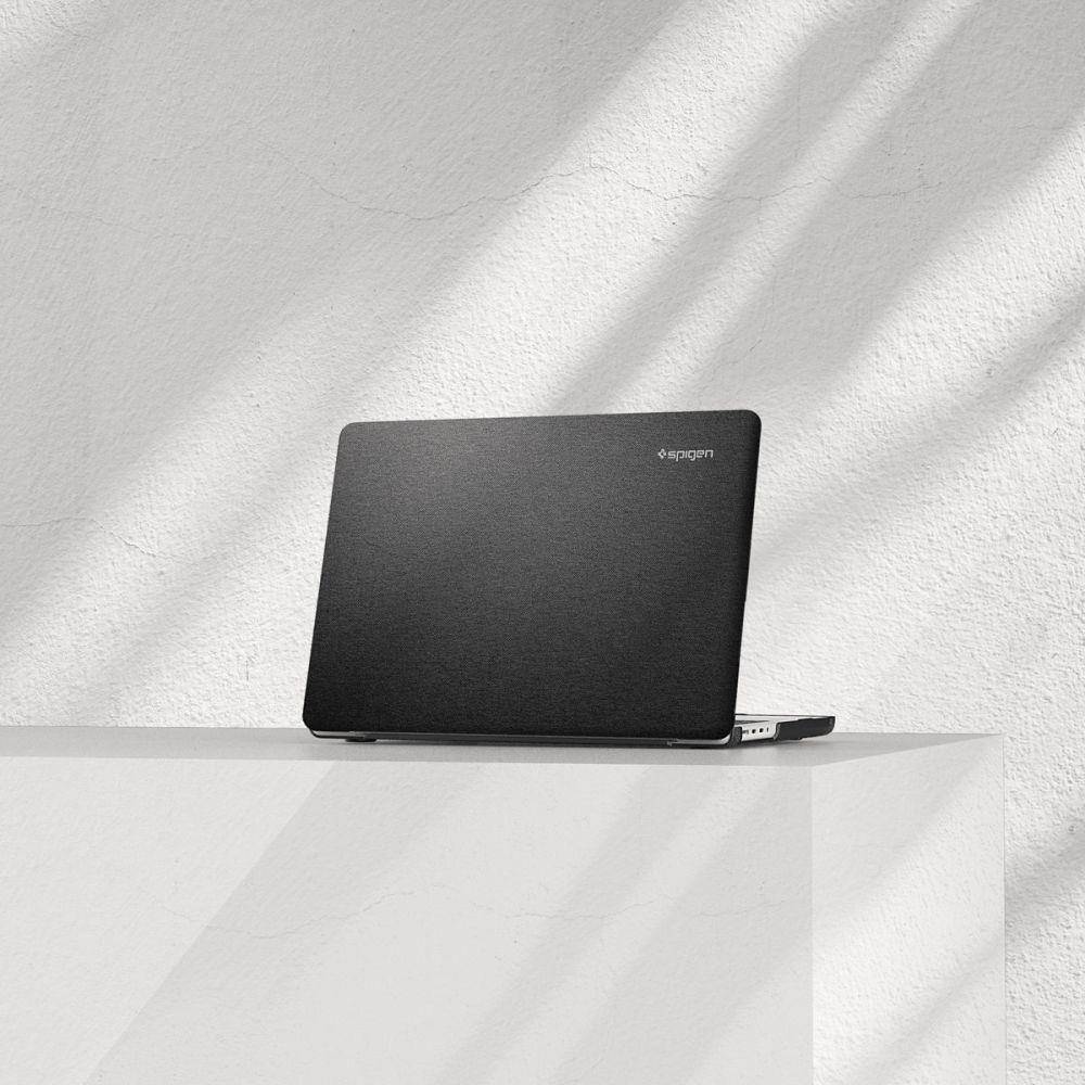 Spigen Urban Fit Designed for MacBook Pro 14 inch Hard Shell Case A2779 Black