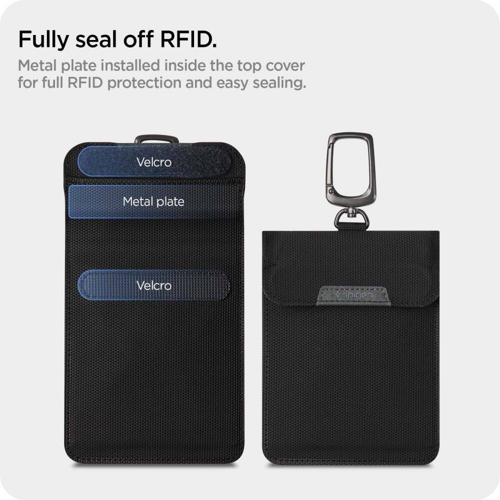 FARADAYA SPIGEN POUCH KEYLESS RFID SIGNAL BLOCKER BLACK | cases and ...