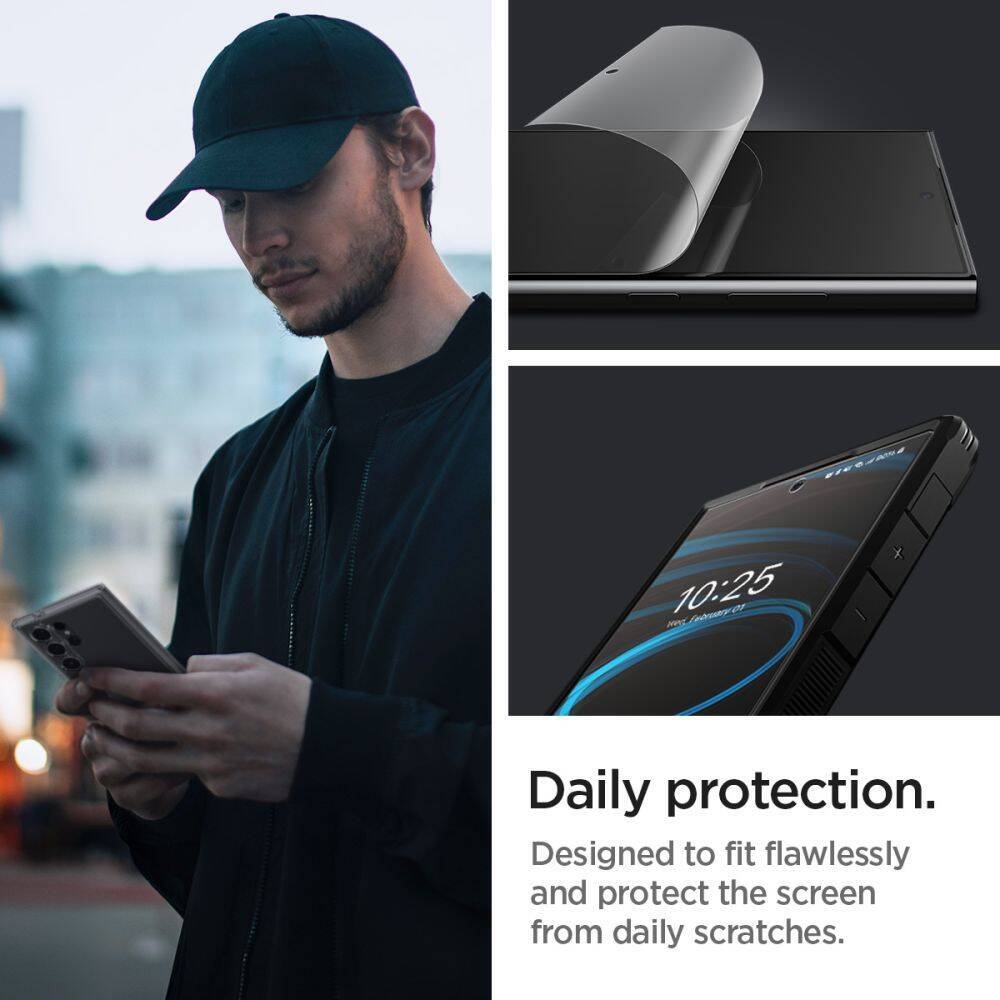 Spigen Twin Pack Neo Flex HD Film Screen Protectors - For Samsung Galaxy  S24 Ultra